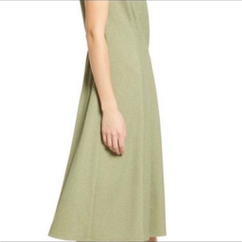 Maggy London Draped Sleeveless Dress Seafoam Green Sz 8 summer - Picture 3 of 10
